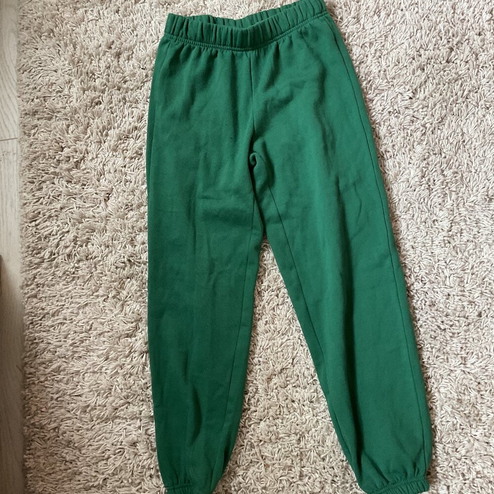 💚 Lazypants Green Joggers – XS